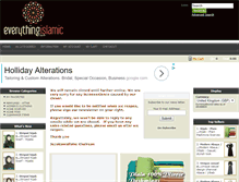Tablet Screenshot of everythingislamic.com